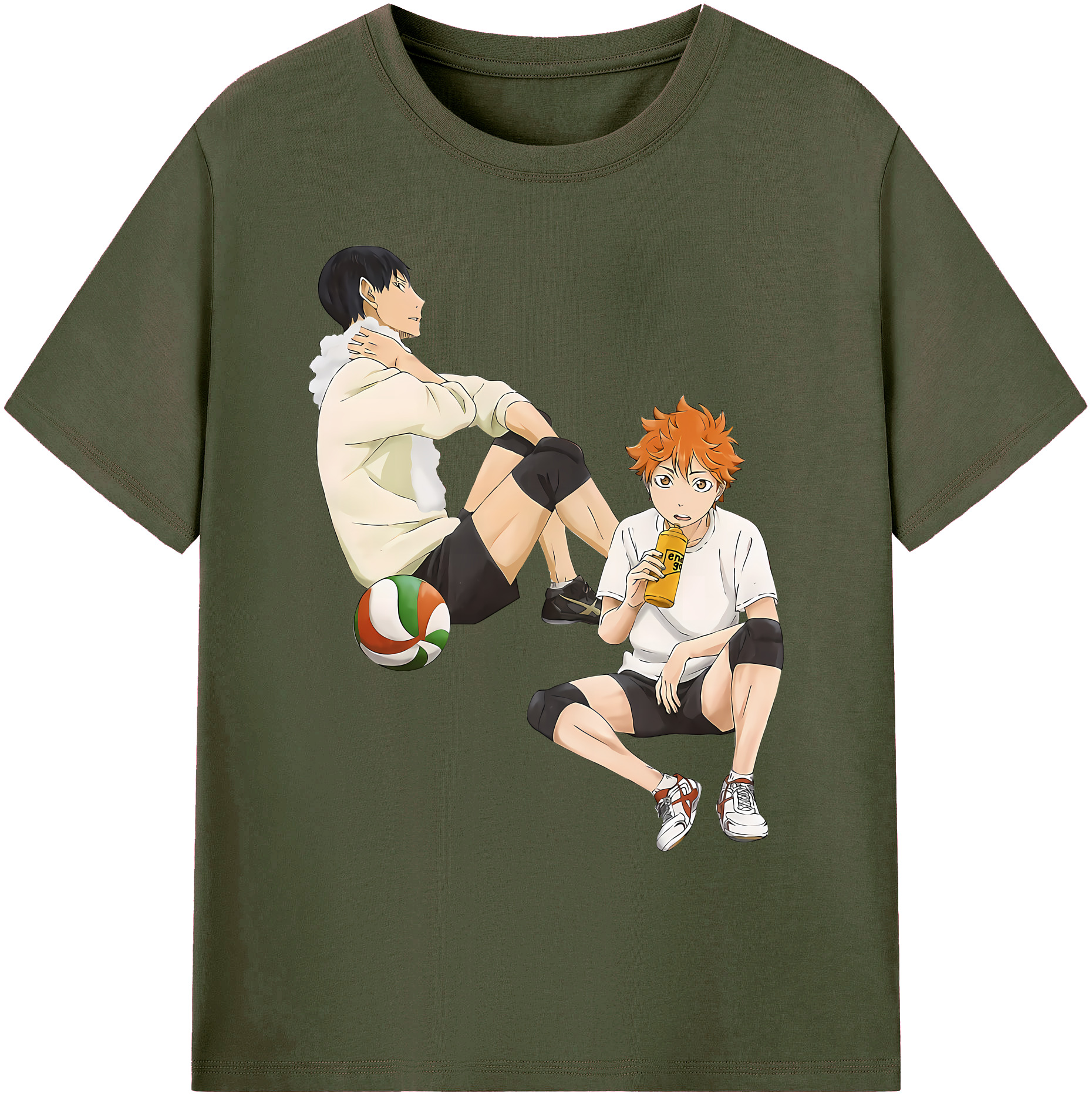 （画像用） ハイキュー!! Haikyu!! 綿100％ メンズ半袖Tシャツ｜肌触りやわらか＆通気性